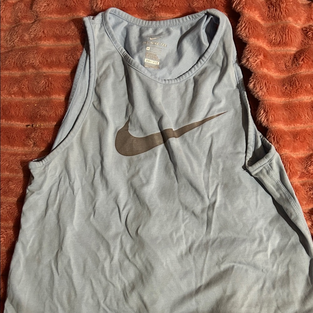Nike Women's Light Gray Tank Top